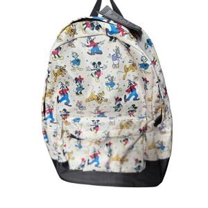 Disney Parks Mickey And Friends All Over Book Bag Back Pack NWT